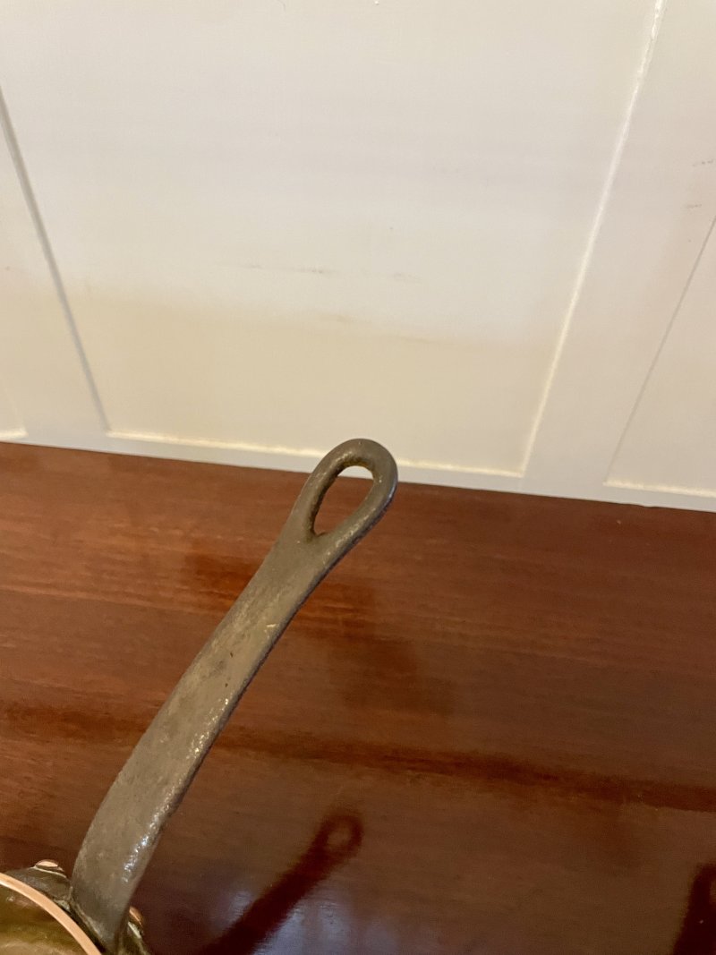 Three Antique Victorian Copper Pans - Image 12